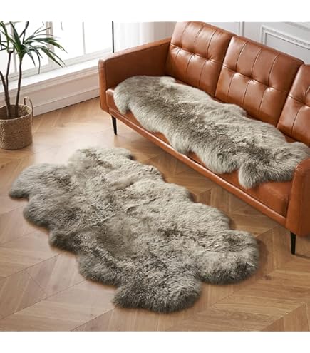 Amazon｜nishikawa 【 西川 】 ムートンハーフラグ 日本製 ふわふわ